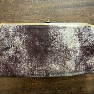 HOBO Brown and Gold Lauren Wallet